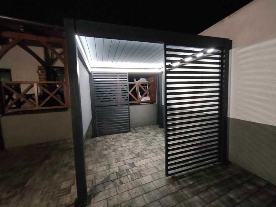 Ruchome deseczki Pergole aluminiowe