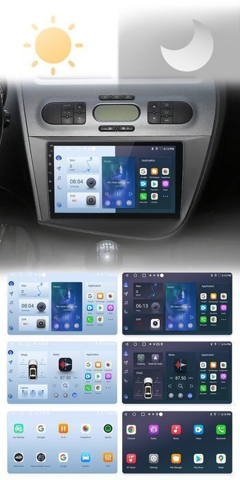 Seat Leon MK2 2005-2012 – Radio Android 9" CarPlay