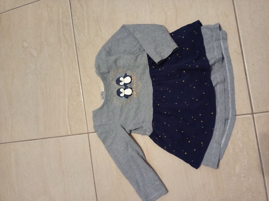 Sukienka z pingwinami