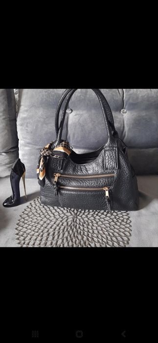 Torebka na ramię, 3 komorowa.