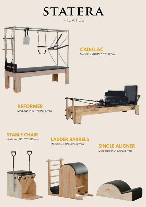 Aparelhos de Pilates Conjunto - Novo/Profissional