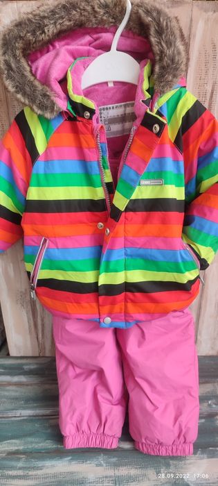 Зимние куртка и штаны (комплект) на рост 80 фирмы Lenne