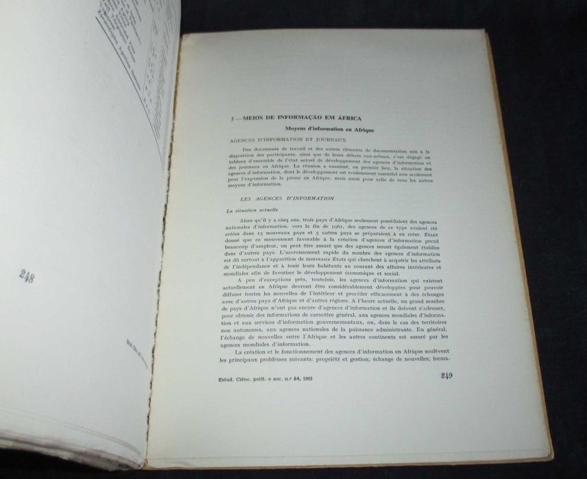 Livro Sociologia da Informação Volume I Introdução 1963