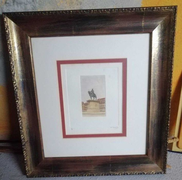 Quadro - Litografia assinada e numerada M. Castillo