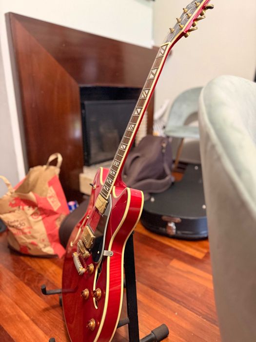 Washburn HB-35 Wine Red Semi-Hollow + Estojo Rígido Original