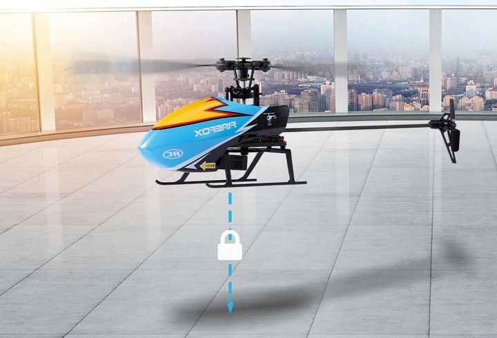 Helikopter Śmigłowiec C129 Autostart Rc Żyroskop