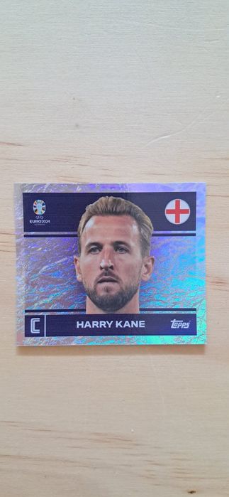 Cromo futebol de Harry Kane(Euro 2024)da Panini