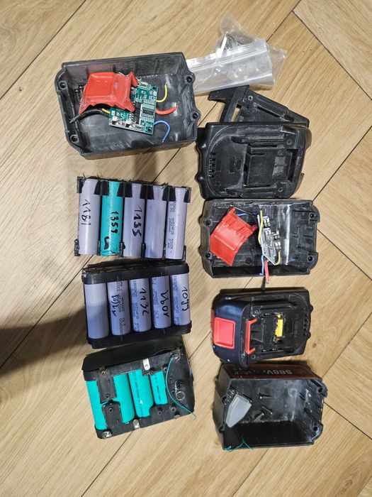 Ogniwa 18650 z Baterii Gisam 30 sztuk BMS