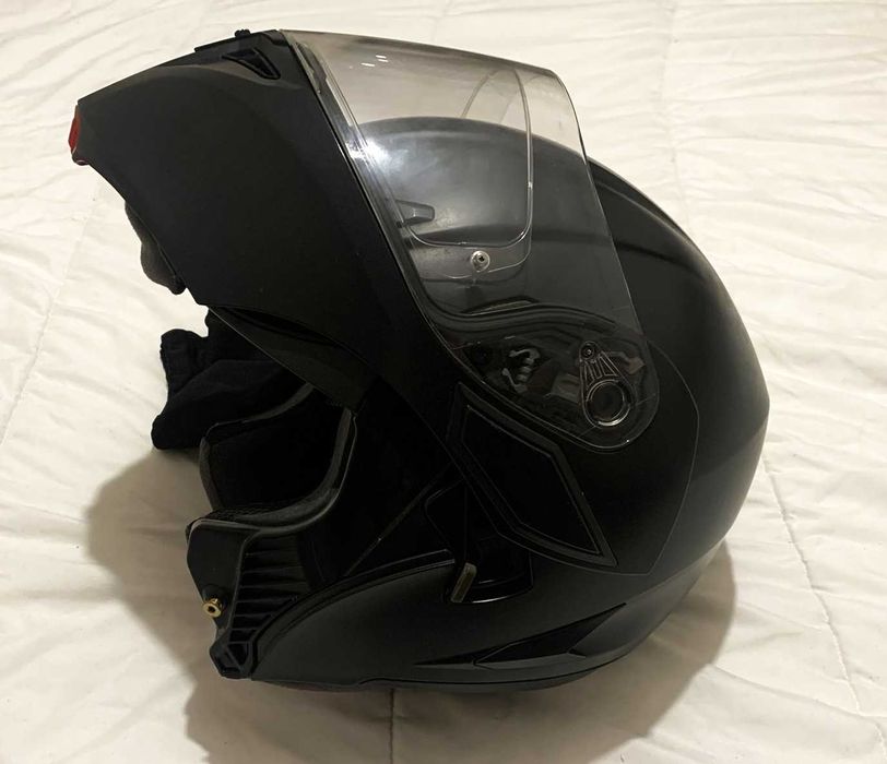Capacete Modular AGV c/ PinLock + capa protectora