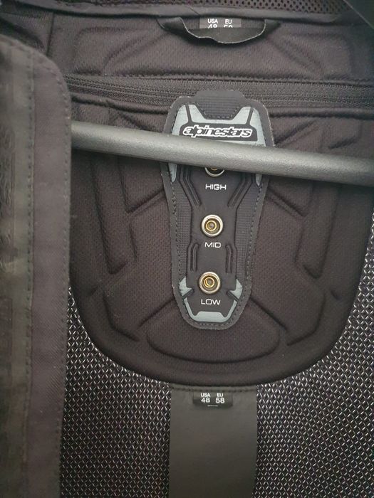 Vendo casaco moto pele preto alpinestar novo