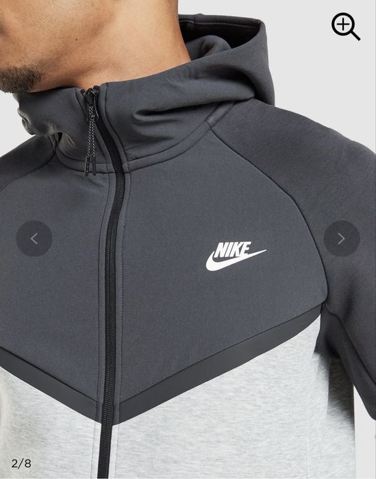 Оригінал   Кофта  Nike Tech Fleece Grey 2026р  IH4302-063 /S, M, L /