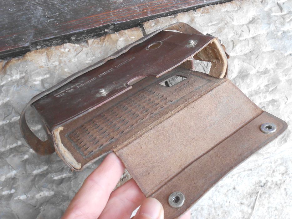 Capa pele radio transistor antigo National Matsushita