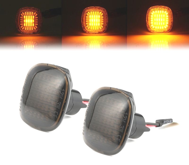 PISCAS LATERAIS LED ESCURECIDOS AUDI SKODA