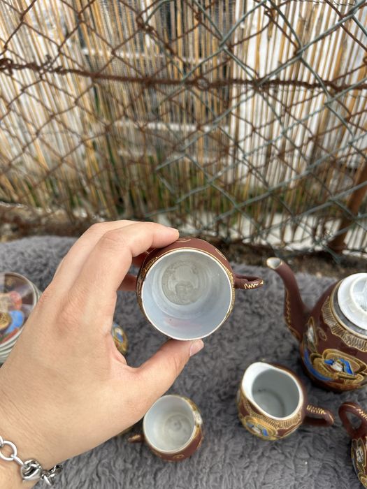 Servico de cha japones antigo