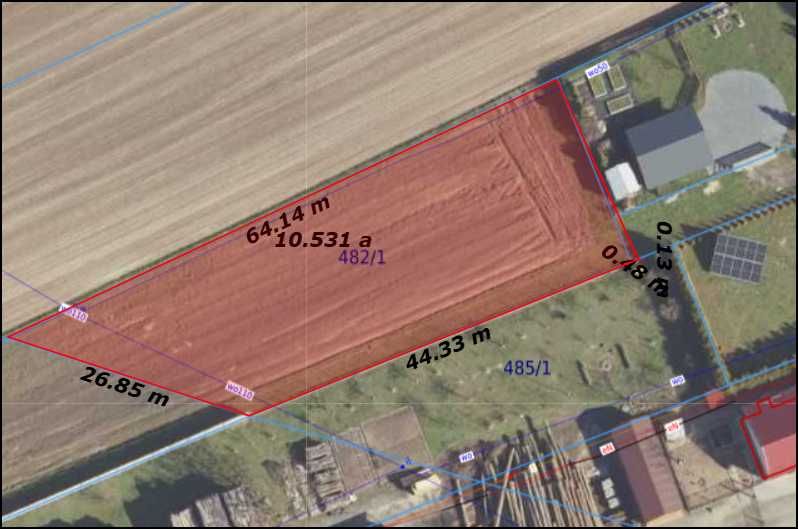 Działka Budowlana 10,5 ar Centrum Wiązownicy