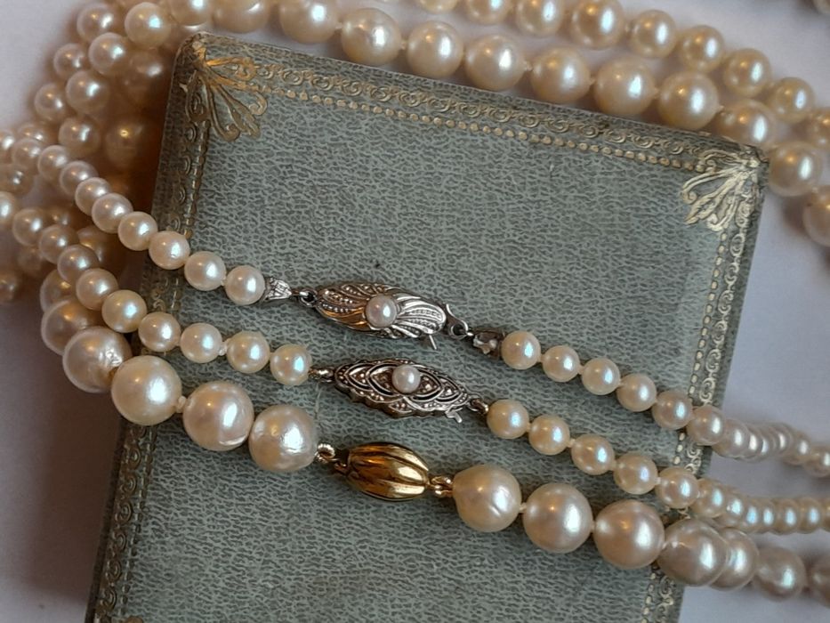 XIXw. Broszka Perły głębinowe Złoto 15k Gwiazda Księżyc Certyfikat