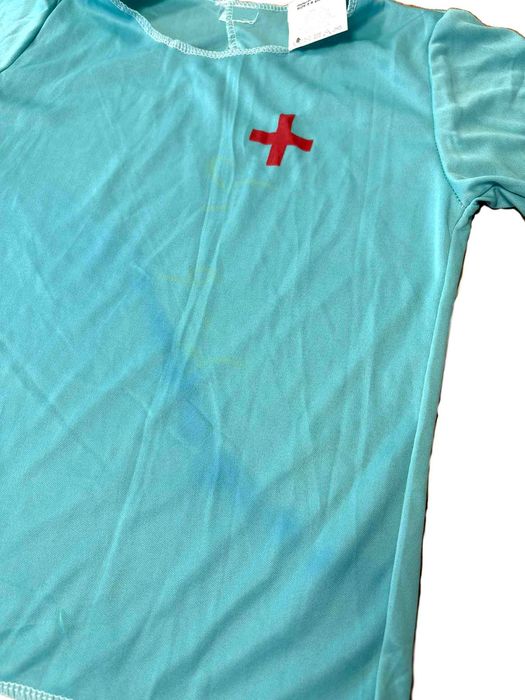 Strój Lekarz Doktor Chirurg Chirurga z plamami 110-120 cm
