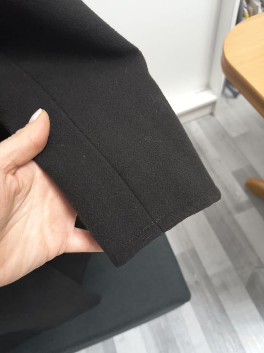 Płaszcz wiosna, jesień,czarny płaszcz, płaszczyk