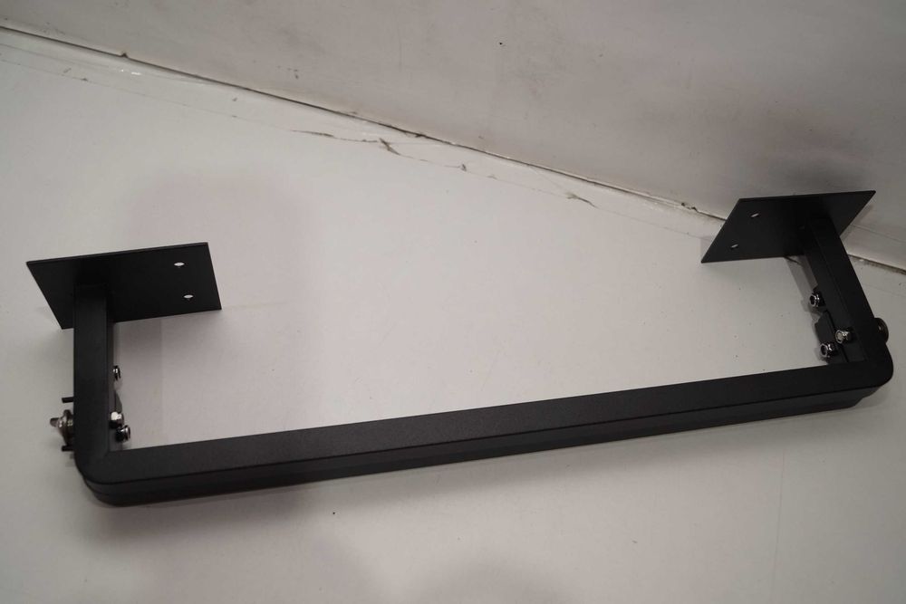 Uchwyt na ręczniki kąpielowe z haczykami Czarny loft metal 40cm