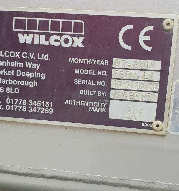 2012 Полуприцеп самосвал Wilcox 58м3 Входять європалети 2 підйомні осі