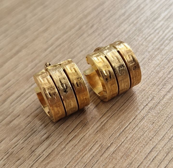 Argolas em Ouro 19.2k / Versace Design