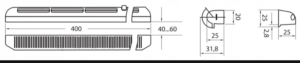 Komplet 3szt nawiewnika Nawiewnik nawietrzak okienny regulowany VENTS