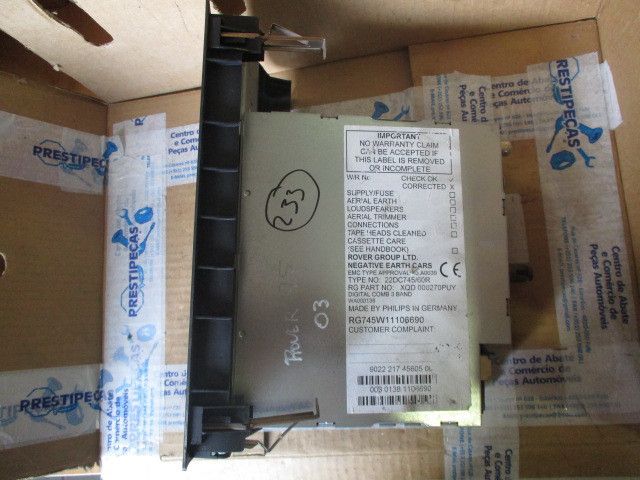 Rádio / auto-rádio ROVER 75 (RJ)