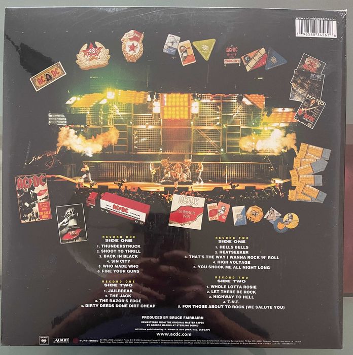 2LP (Gold Nugget) Ac/dc - Live