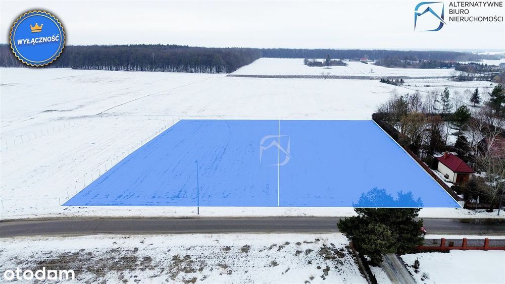 Ustawne działki w Smugach nieopodal lasu