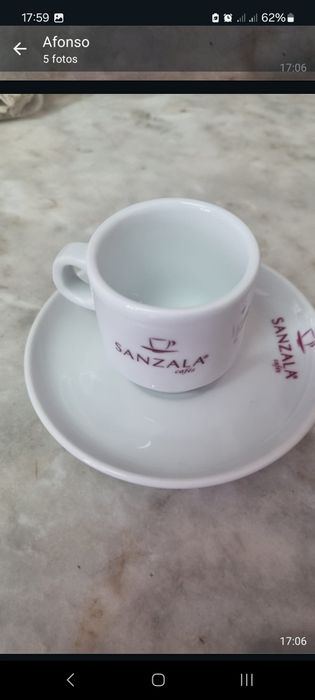 Chávenas de café colecção