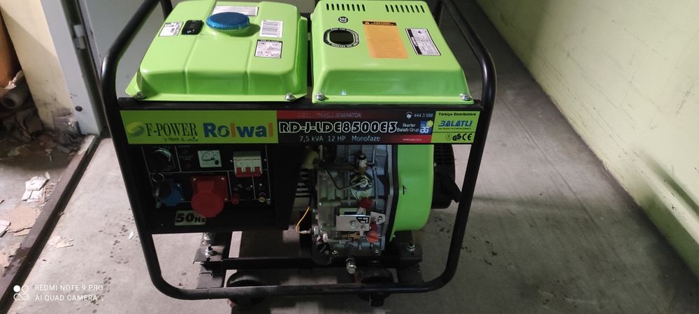 Генератор Rolwal RD-JLDE8500ES 7.5KVA Monofaze