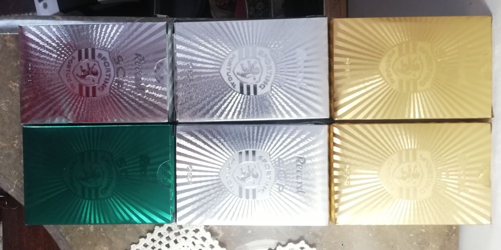 Baralhos de cartas do sporting impermeaveis