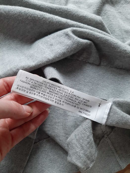 sweter Massimo Dutti jedwab wełna