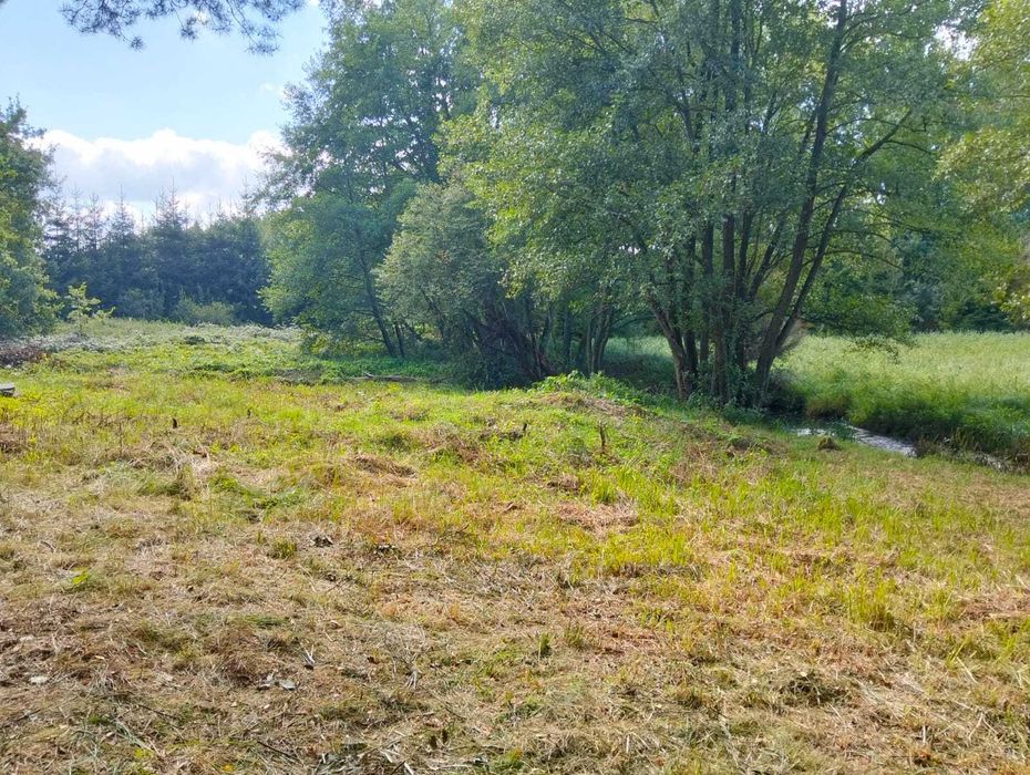 Działka 0,91 ha Szczeglino, łąka, las, rzeka MPZP łąka