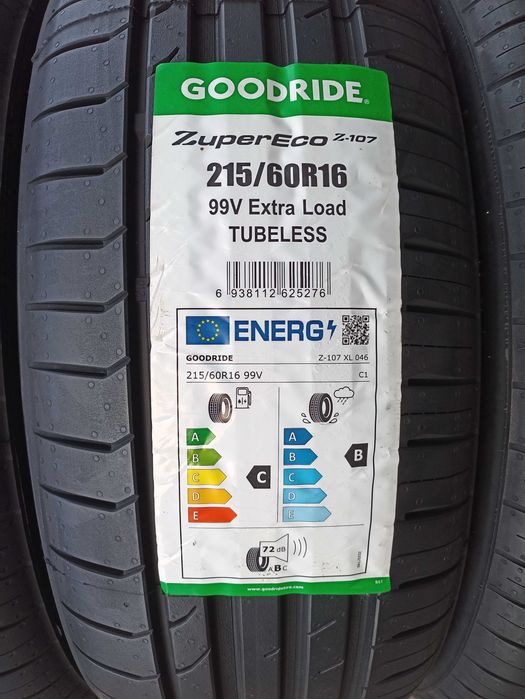 НОВІ ШИНИ 2023р R-16 215/60 ЛІТО GOODRIDE Резина 4шт