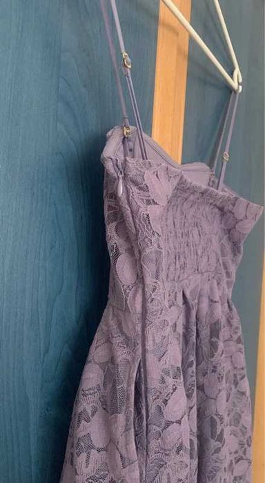 Koronkowa sukienka Vila rozmiar M/38 liliowa szybka wysyłka