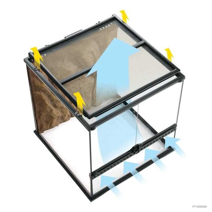 Exo Terra Terrário NOVO Small X-Tall 45x45x90