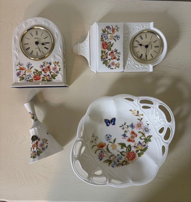 Англійська порцеляна Aynsley Wedgwood та ін. Мініатюри вази шкатулки