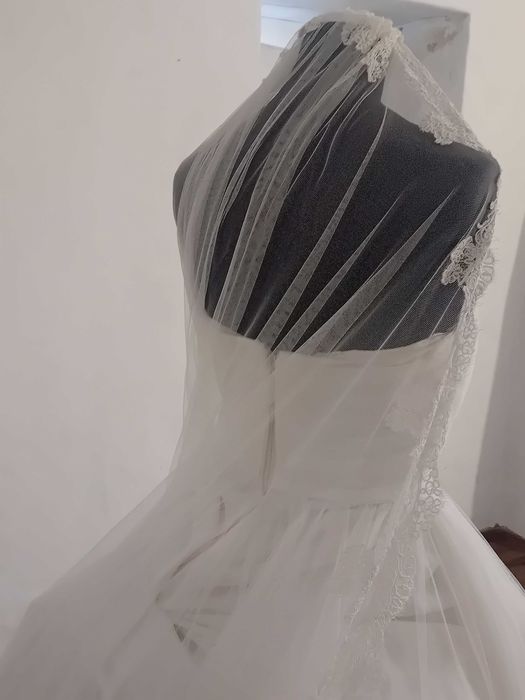 Vestido de Noiva Rosa Clará