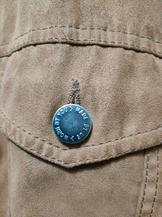 CUBUS эко замша/ короткая куртка/ L-ка/новая/Швеция