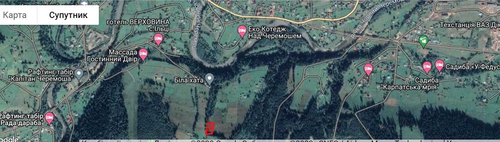 Земельна ділянка в Карпатах під забудову