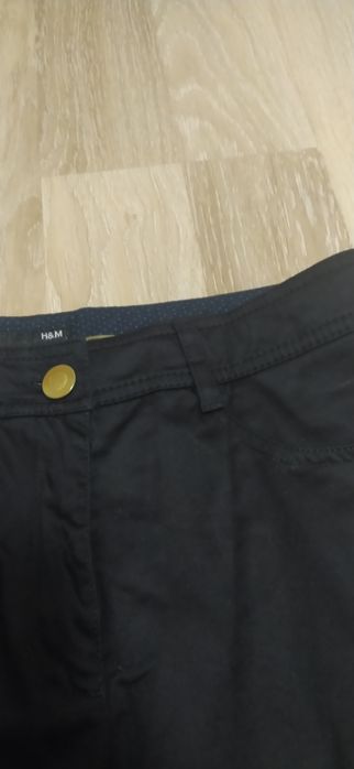 капрі брюки h&m чорні в ідеальному стані