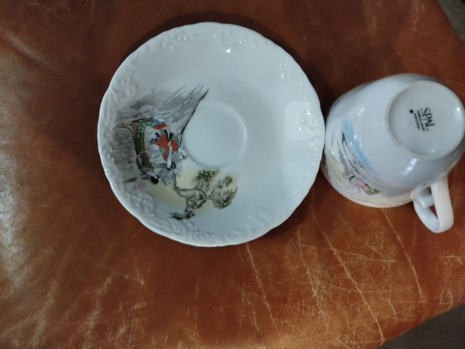 Serviço de chá em porcelana da Spal completo. Novo
