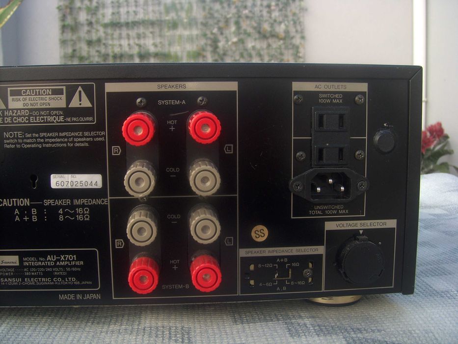 amplificador sansui au x701