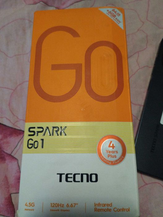 Tecno Spark go 1 13 місяців гарантія, новий.