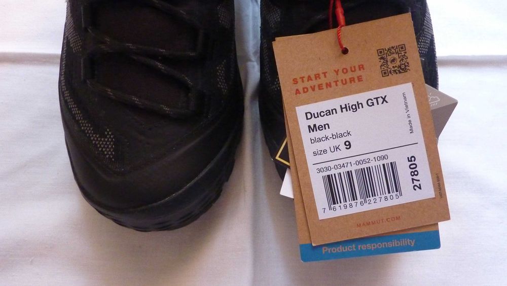Buty Mammut Duncan MID Gtx, Gore-Tex, Vibram - 43 1/3 nowe