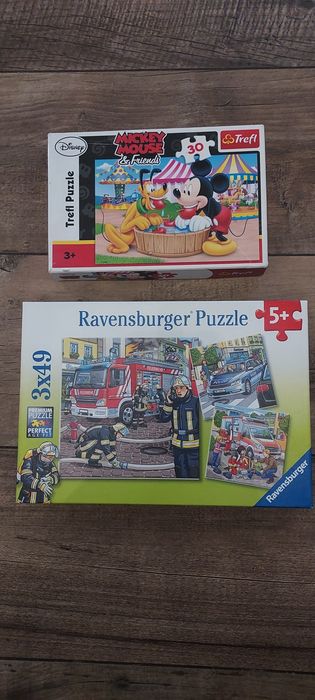 Puzzle Ravensburger pojazdy specjalne