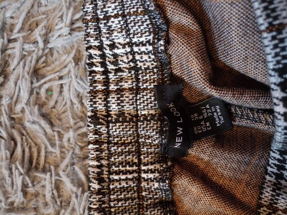 Spodnie w kratę new look