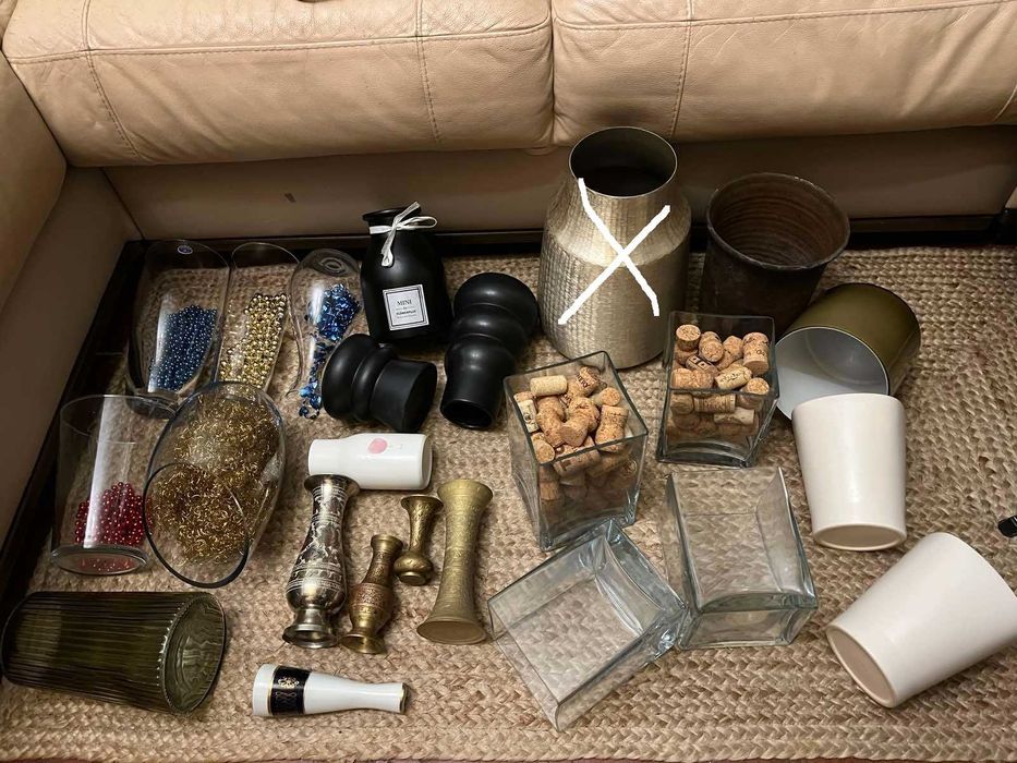 Вази свічники кашпо статуетки декор Jusk Ikea