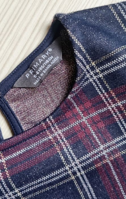 Английское платье на девочку нарядное в клетку